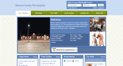 Desktop Screenshot of monroefamilypethospital.com